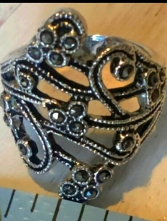 Jewelry - ⭐3 For $21⭐Elegant Silver Filigree Ring
